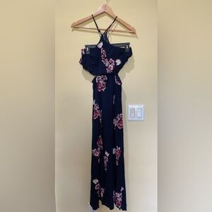 Floral Navy Maxi Dress